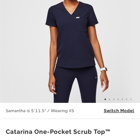 Figs Scrub Top - Picture 2 of 2